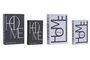 DKD Home Decor Set de 2 Cajas Libro PU y MDF Surtidas