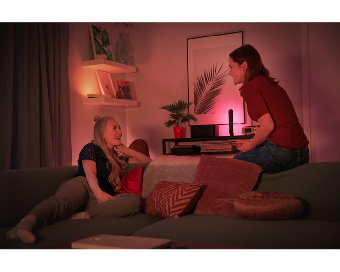 Philips Hue Play Barra de Luces LED White and Color Ambiance, Negro
