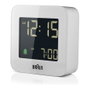 Braun BC 08 W-DCF Reloj Despertador Digital Blanco Formato 12/24h LCD