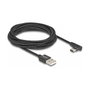 DeLOCK Cable USB 2.0 Tipo-A a USB Tipo-C 3m Negro