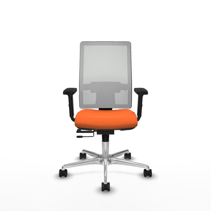 PIQUERAS Y CRESPO Silla de oficina Horna Naranja y Blanco