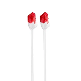Ewent Cable de Red Cat.6 U/UTP Slim 1m Blanco