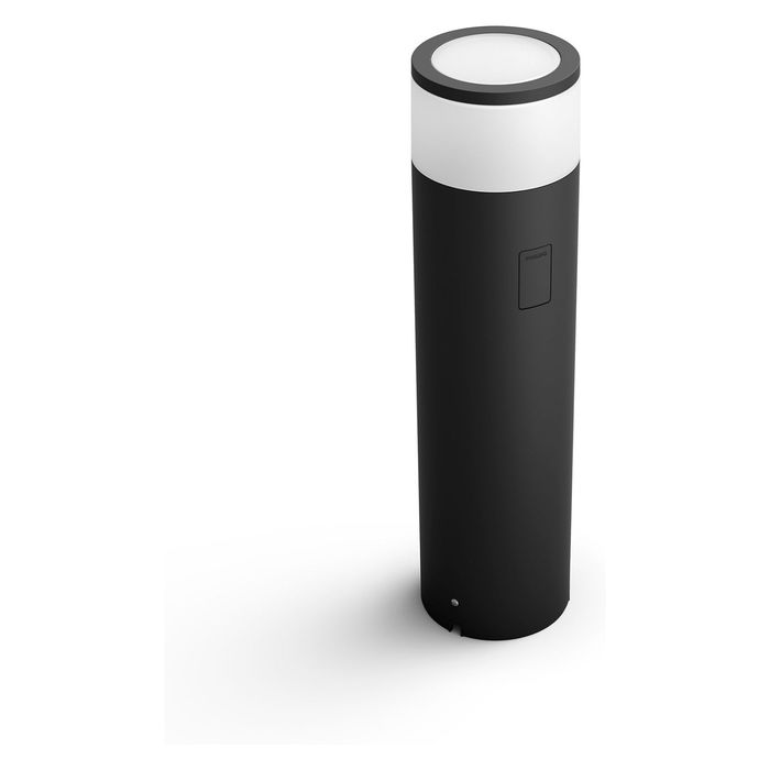 Philips Calla Sockelleuchte White & Color Ambiance, Lámpara de Pedestal para Exteriores, Negro, Extensión Grande Philips Calla Sockelleuchte White & Color Ambiance, Lámpara de Pedestal para Exteriores, Negro, Extensión Grande