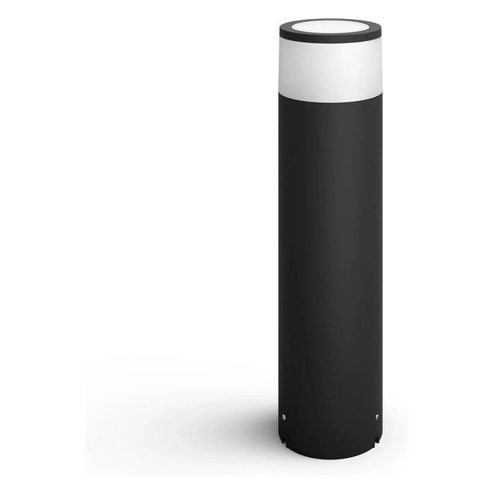 Philips Calla Sockelleuchte White & Color Ambiance, Lámpara de Pedestal para Exteriores, Negro, Extensión Grande Philips Calla Sockelleuchte White & Color Ambiance, Lámpara de Pedestal para Exteriores, Negro, Extensión Grande