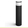 Philips Calla Sockelleuchte White & Color Ambiance, Lámpara de Pedestal para Exteriores, Negro, Extensión Grande