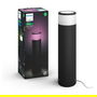 Philips Calla Sockelleuchte White & Color Ambiance, Lámpara de Pedestal para Exteriores, Negro, Extensión Grande
