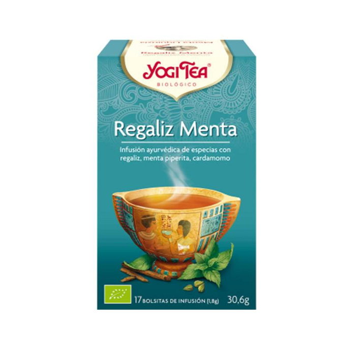 YOGI TEA Infusión Regaliz Menta 17 bolsitas YOGI TEA Infusión Regaliz Menta 17 bolsitas