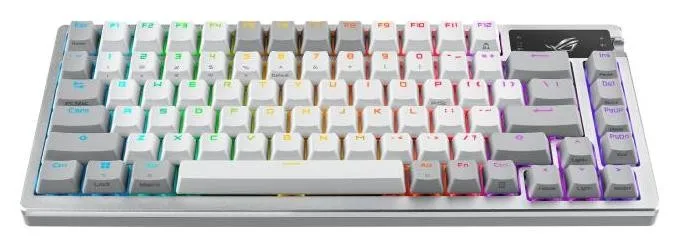 Asus ROG Azoth Teclado Gaming Inalámbrico Blanco RGB Layout Polaco Asus ROG Azoth Teclado Gaming Inalámbrico Blanco RGB Layout Polaco