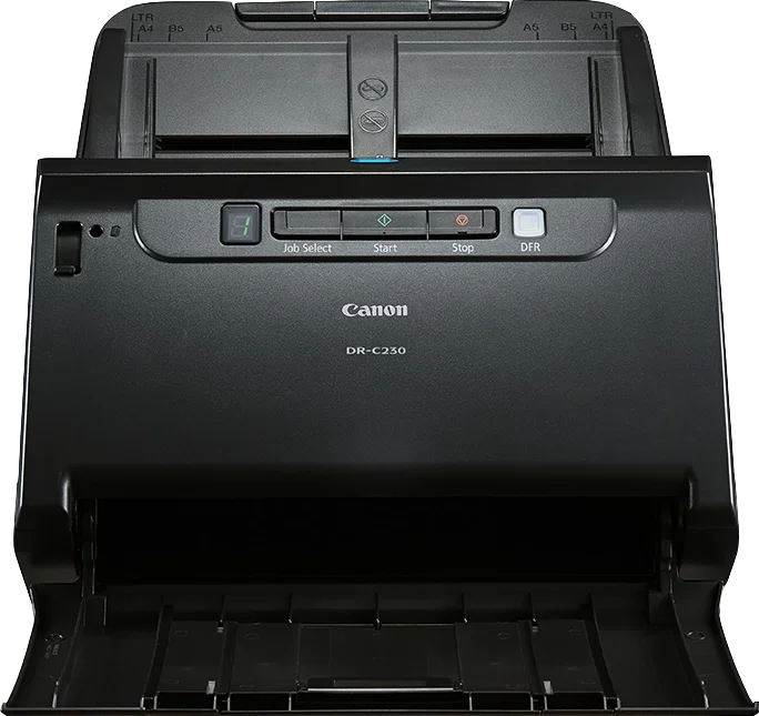 Canon imageFORMULA DR-C230 Escáner de documentos A4, 60 ppm, dúplex, USB 2.0, Negro Canon imageFORMULA DR-C230 Escáner de documentos A4, 60 ppm, dúplex, USB 2.0, Negro