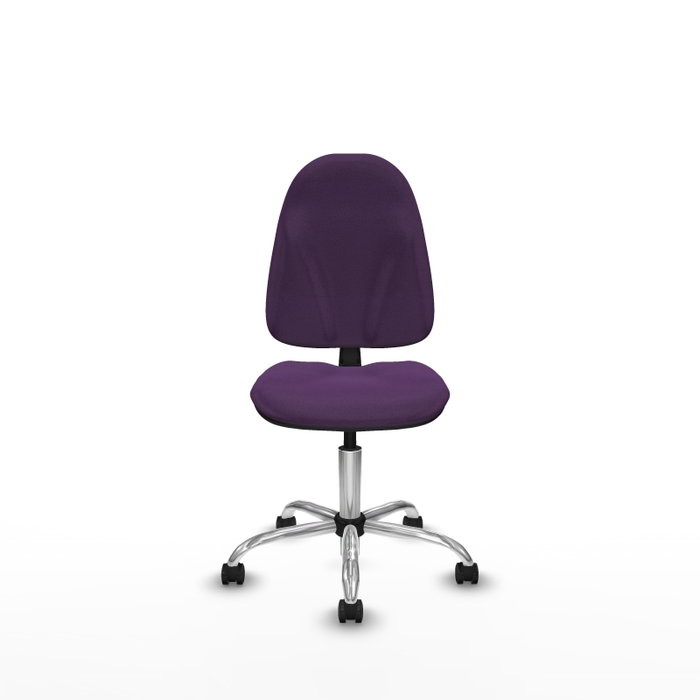 PIQUERAS Y CRESPO Silla de oficina Algarra, Tela Morada, Sin brazos