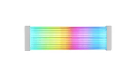 Mars Gaming MCA-24X Cable de Extensión ARGB 24-Pin para Placa Base, Sincronización con Placas Base ARGB, LEDs Ultrabrillantes, Silicona Flexible, Color Blanco