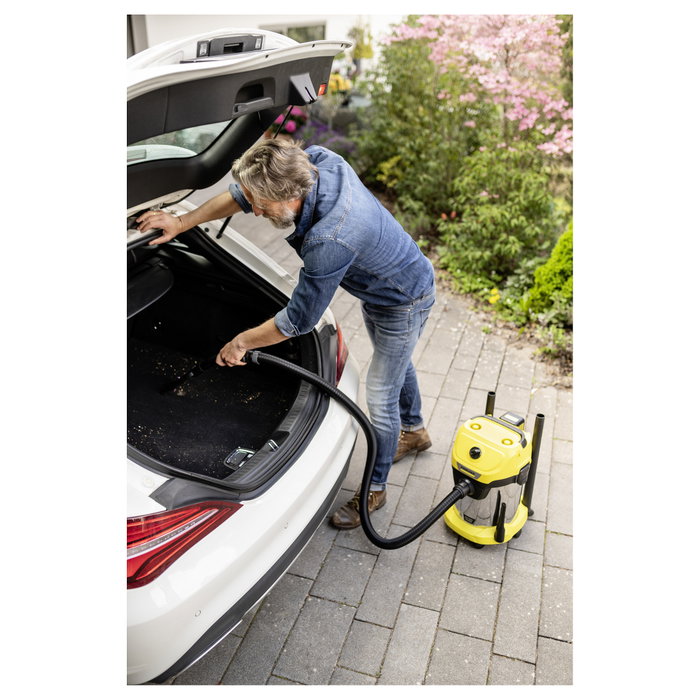 Kärcher WD 3-18 S V-17/20 Aspiradora de tambor inalámbrica, 17 L, Acero Inoxidable Kärcher WD 3-18 S V-17/20 Aspiradora de tambor inalámbrica, 17 L, Acero Inoxidable
