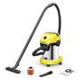 Kärcher WD 3-18 S V-17/20 Aspiradora de tambor inalámbrica, 17 L, Acero Inoxidable