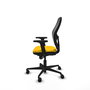 PIQUERAS Y CRESPO Silla de oficina Jorquera Amarillo/Negro