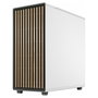 Fractal Design North XL - Caja PC Gaming Midi Tower (ATX/E-ATX) en Color Blanco Tiza con Panel Frontal de Madera, Incluye 3 Ventiladores 140 mm