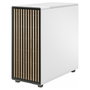 Fractal Design North XL - Caja PC Gaming Midi Tower (ATX/E-ATX) en Color Blanco Tiza con Panel Frontal de Madera, Incluye 3 Ventiladores 140 mm