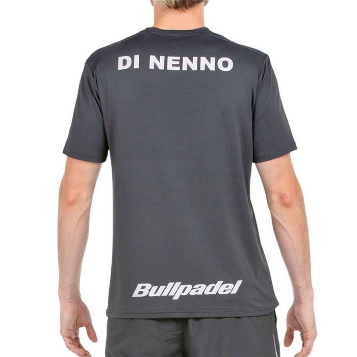 Camiseta de Manga Corta Hombre Bullpadel Dinneno 25V Gris claro Pádel 44 2/3