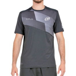 Camiseta de Manga Corta Hombre Bullpadel Dinneno 25V Gris claro Pádel 44 2/3