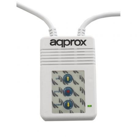 Approx Pantalla de Proyección Eléctrica APPP120E 265x149 cm (16:9) con Motor Silencioso, Mando a Distancia e Interruptor, para Cine en Casa y Sala de Conferencias