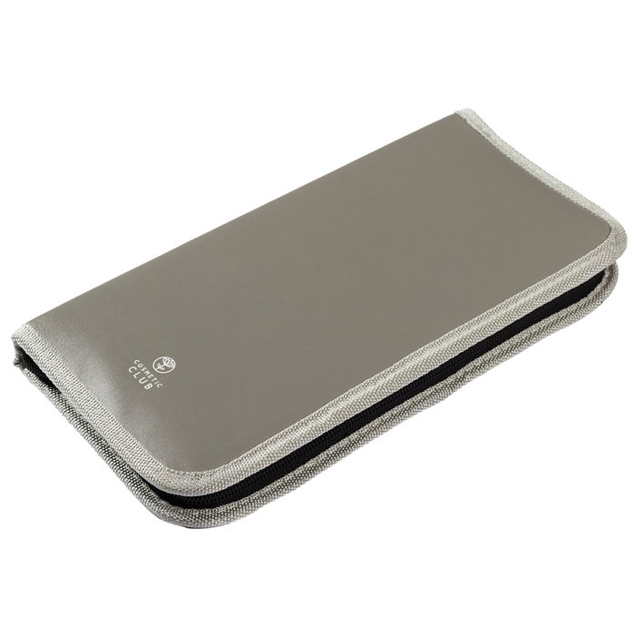 Cosmetic Club Estuche para 15 Brochas y Pinceles Maquillaje con Posición de Caballete de Poliuretano