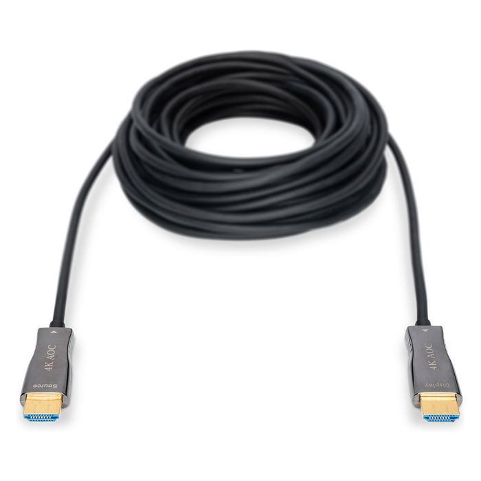 Digitus Cable HDMI AOC Fibra Óptica Híbrido UHD 4K 15m