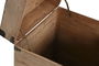 DKD Home Decor Baúl Oriental Natural Marron Claro Abeto Metal Set 2 Piezas 48x61x48 cm Hecho a Mano
