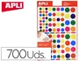 Apli Gomets Autoadhesivos Formas Surtidas Multicolor Blíster de 6 Hojas