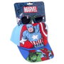 Gorra Set Gafas De Sol Avengers Hulk Azul 53 cm