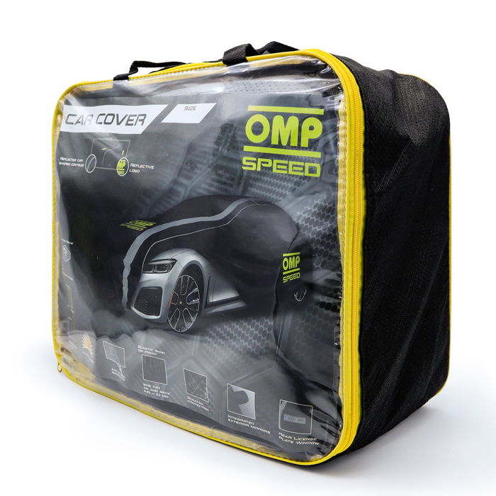 Omp Funda Cubre Coches Exterior-Interior Impermeable 4 Capas SUV Talla L OMPS18030819 483x195x145 cm