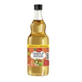 EL GRANERO Vinagre De Manzana Sin Filtrar Bio Vegan 750Ml