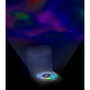 Basics Altavoz Bluetooth Tocadiscos con Reloj, Ruido Blanco y Luz RGB, 14x15x7 cm