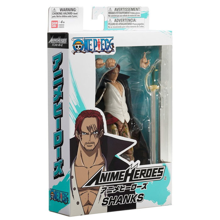 Bandai Anime Heroes One Piece Figura Shanks 17 cm