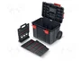 KISTENBERG MODULAR SOLUTION 40 Cajón para herramientas con ruedas, negro