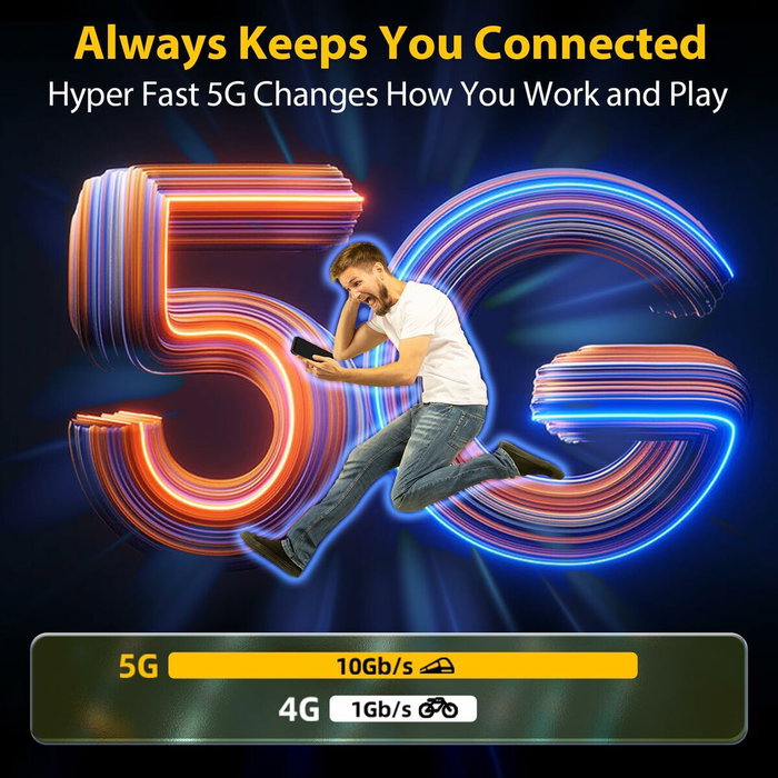 Ulefone ULEAR30B Armor 30 Smartphone 12GB RAM 512GB Almacenamiento 6.95" Android 15 Helio G100 Negro