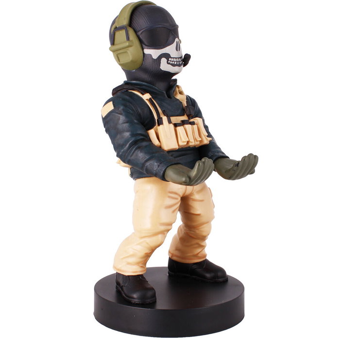 Exquisite Gaming Cable Guy Soporte Figura Lt. Simon Ghost Call of Duty 21cm para Mandos y Smartphones