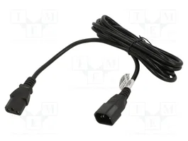 Akyga AK-PC-07C Cable de alimentación IEC C13 a C14 3m