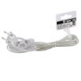 GSC Evolution Cable de conexión plano con interruptor 2x0.75mm 1,5M Transparente
