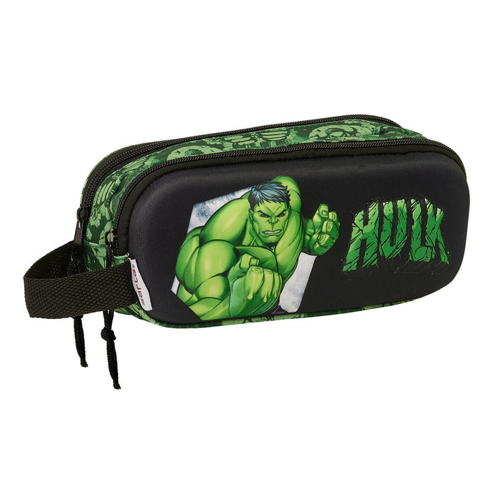 Safta Portatodo Doble 3D Hulk Marvel