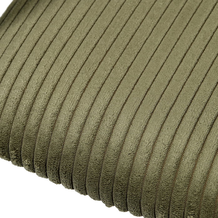 Home Deco Factory Butaca Scott Verde - Colección Cocooning, Tapizado Poliéster, 64.5x83.5x75 cm