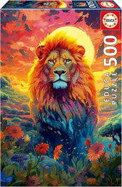 Educa Borras Puzzle 500 Piezas Mirada Majestuosa León