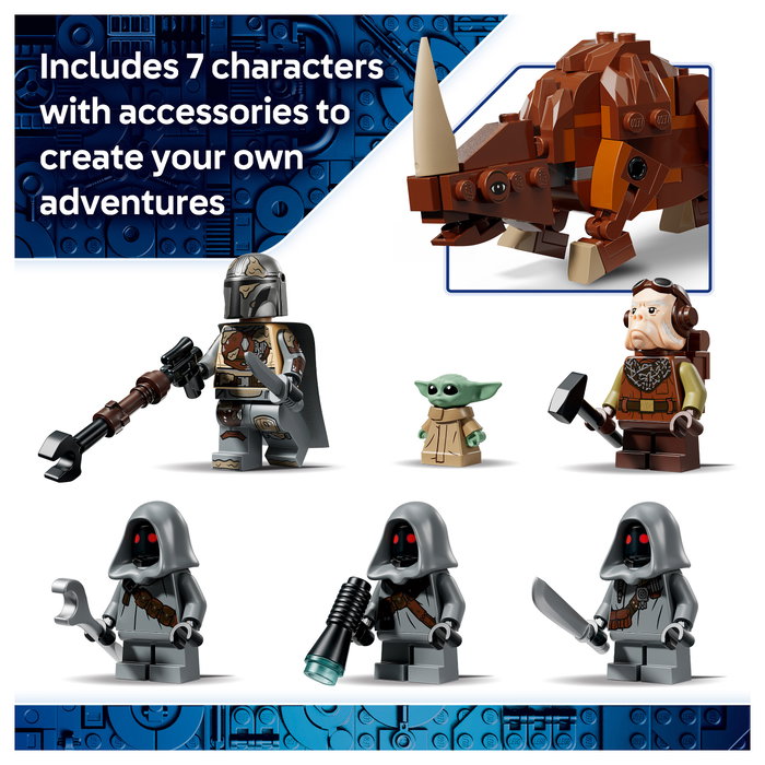 LEGO Star Wars 75453 Offworld Sandcrawler y Mudhorn