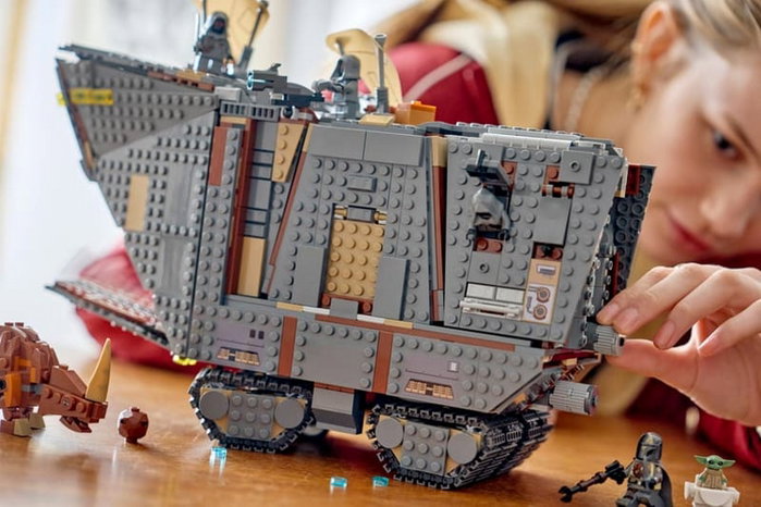 LEGO Star Wars 75453 Offworld Sandkrawler y cuerno de barro