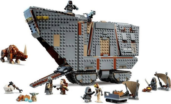 LEGO Star Wars 75453 Offworld Sandkrawler y cuerno de barro