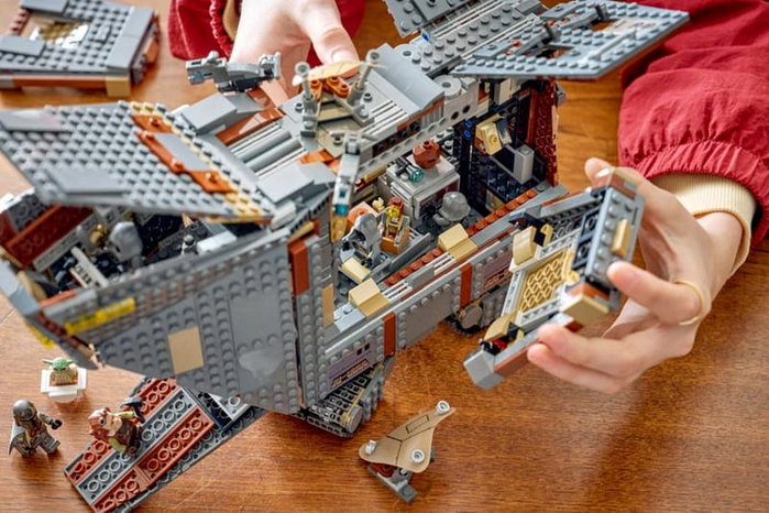 LEGO Star Wars 75453 Offworld Sandkrawler y cuerno de barro