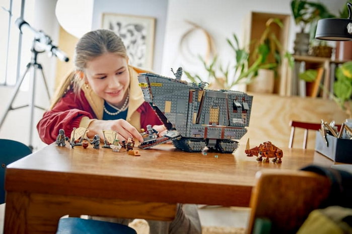 LEGO Star Wars 75453 Offworld Sandkrawler y cuerno de barro