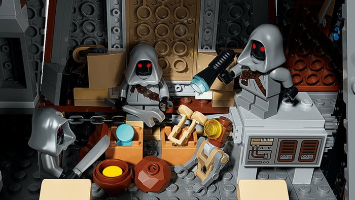 LEGO Star Wars 75453 Offworld Sandkrawler y cuerno de barro
