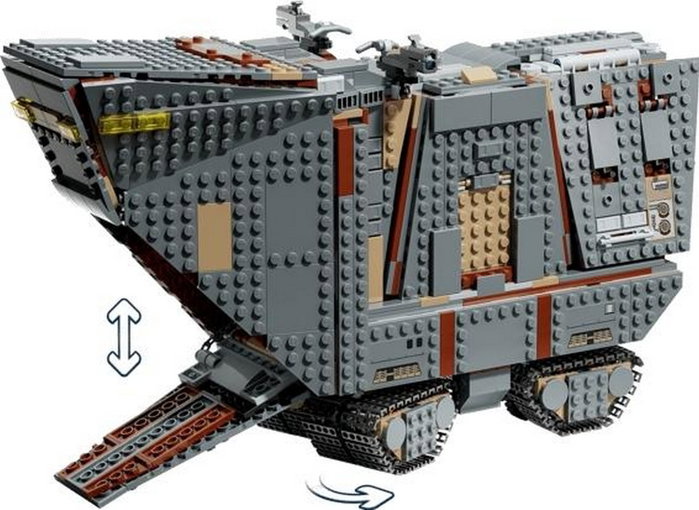 LEGO Star Wars 75453 Offworld Sandkrawler y cuerno de barro