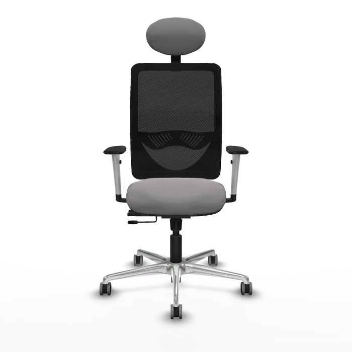 PIQUERAS Y CRESPO Silla de oficina Zulema Gris y Negro PIQUERAS Y CRESPO Silla de oficina Zulema Gris y Negro