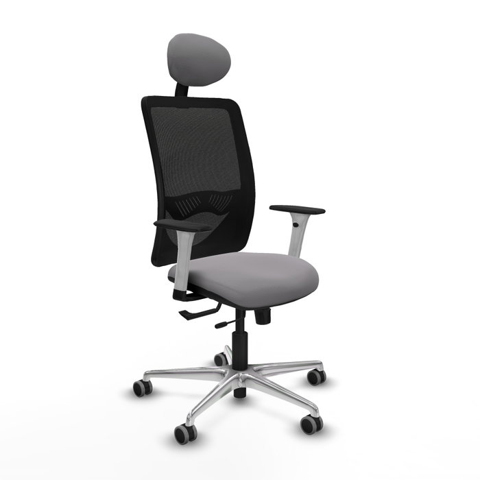 PIQUERAS Y CRESPO Silla de oficina Zulema Gris y Negro PIQUERAS Y CRESPO Silla de oficina Zulema Gris y Negro