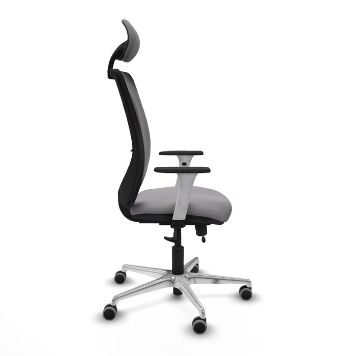 PIQUERAS Y CRESPO Silla de oficina Zulema Gris y Negro PIQUERAS Y CRESPO Silla de oficina Zulema Gris y Negro